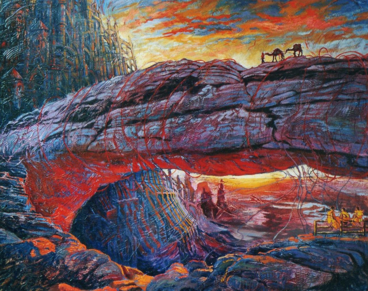 Arche, huile sur toile, 60x73cm, 2006