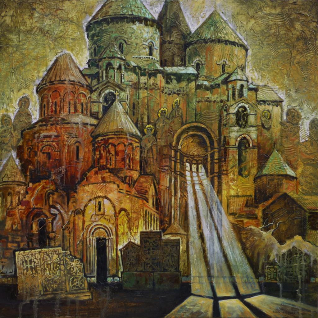 Arménie, huile sur toile, 50x50cm, 2008
