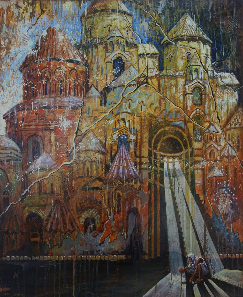 Arménie II, huile sur toile, 73x60cm, 2009