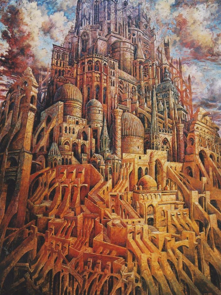 Babel XXV, huile sur toile, 185x145cm, 2007