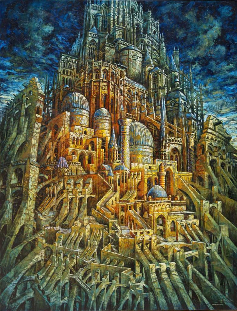 Babel XXVI, huile sur toile, 116x89cm, 2008