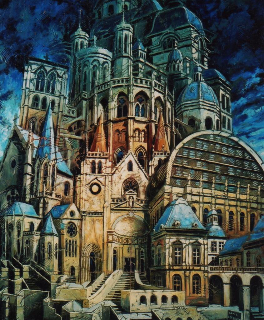 Babellyon VI, huile sur toile, 73x60cm, 2005