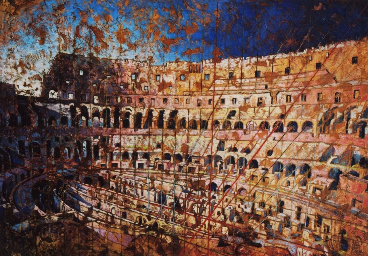 Colisée, huile sur toile, 89x119cm, 2003