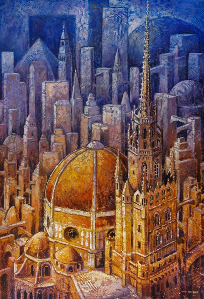 Faubourgs de Babel, huile sur toile, 73x50cm, 2007