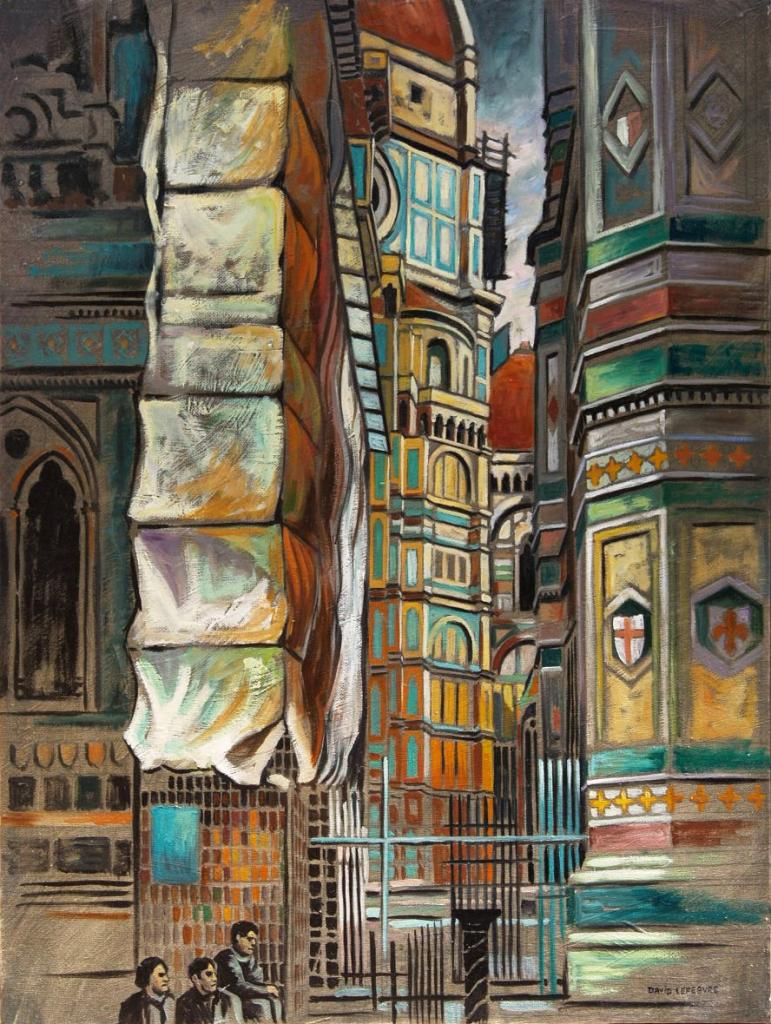 Florence I, huile sur toile, 46x38cm, 2002