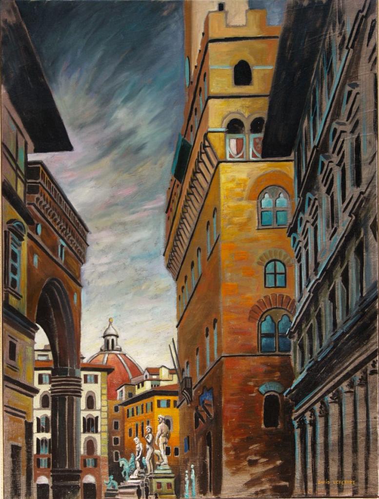 Florence II, huile sur toile, 46x38cm, 2002
