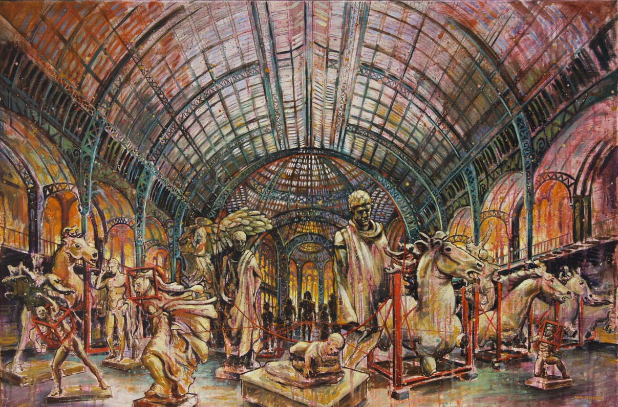 Humanité, huile sur toile, 80x120cm, 2008