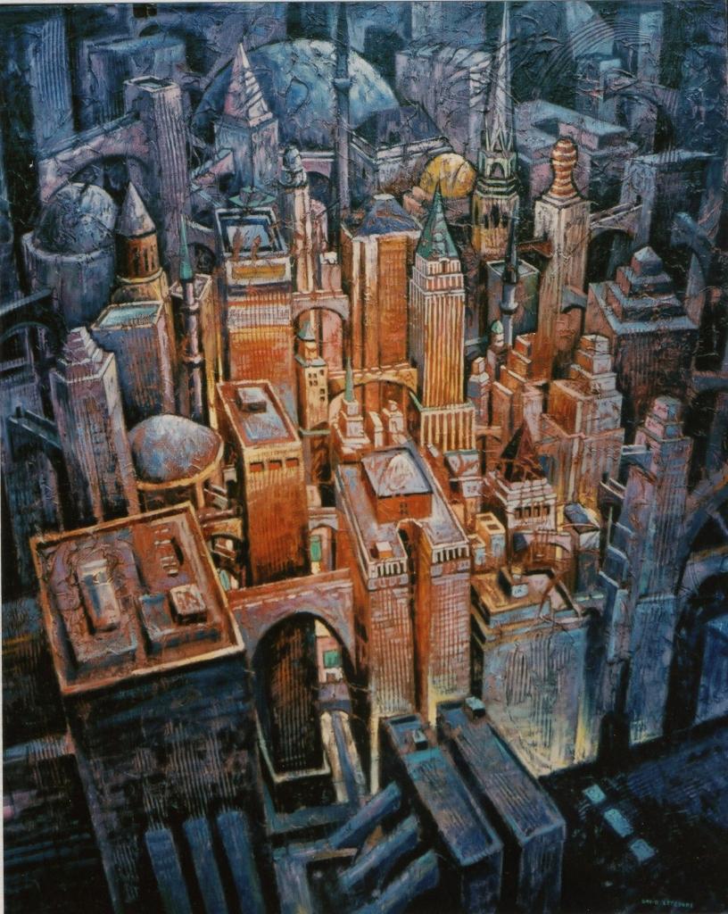 Manhattan, huile sur toile, 73x60cm, 2010