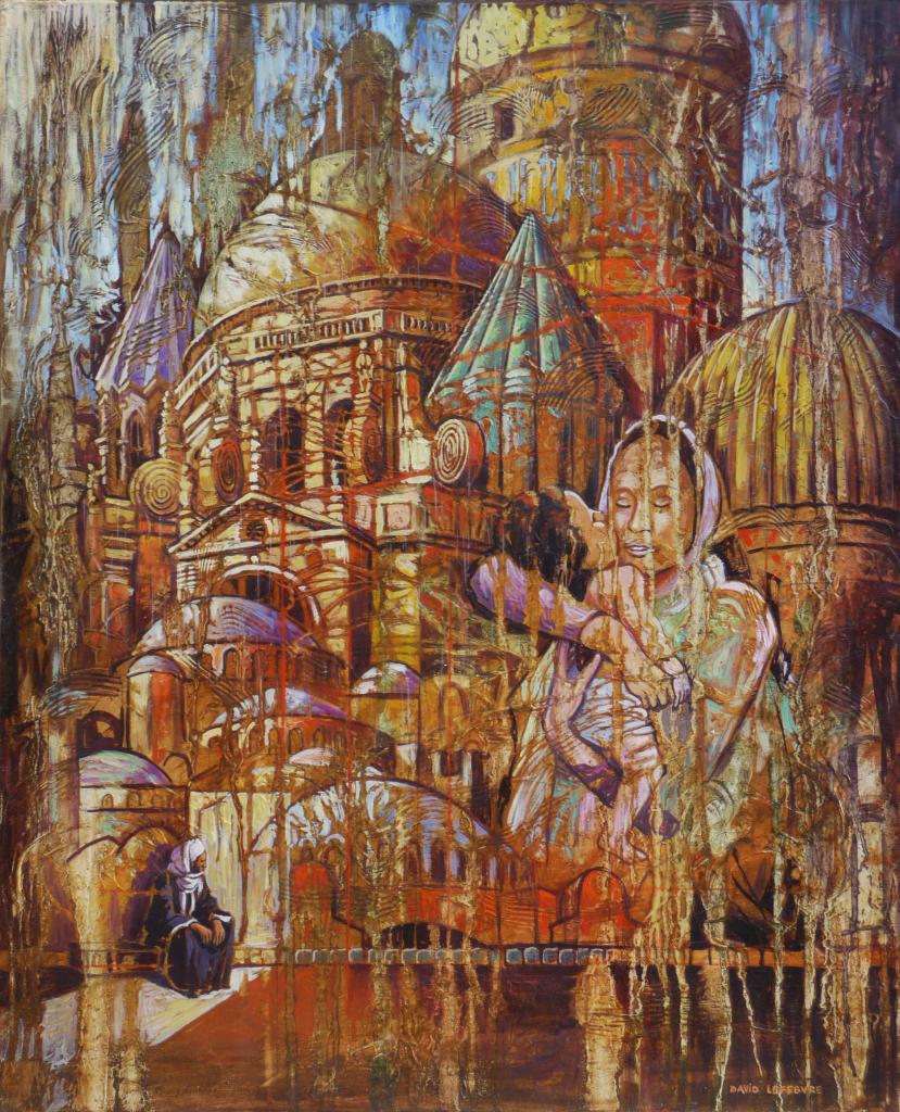 Nativité, huile sur toile, 73x60cm,2009