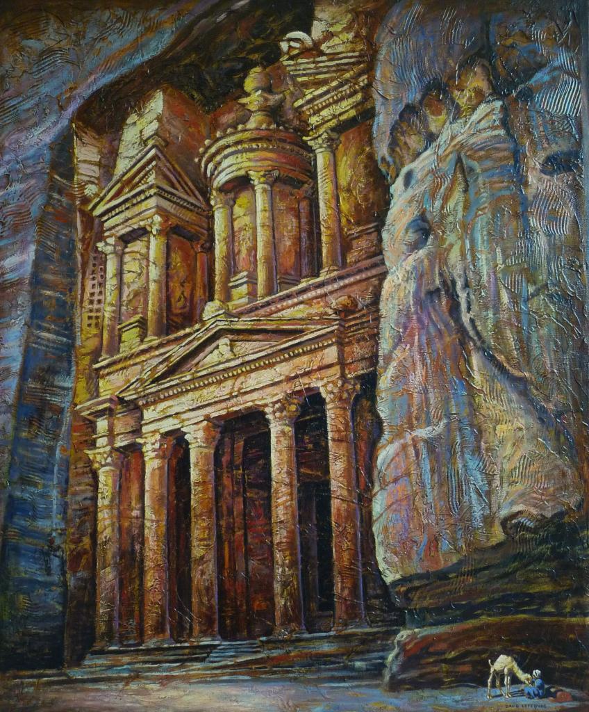 Pétra, huile sur toile, 73x60cm, 2010