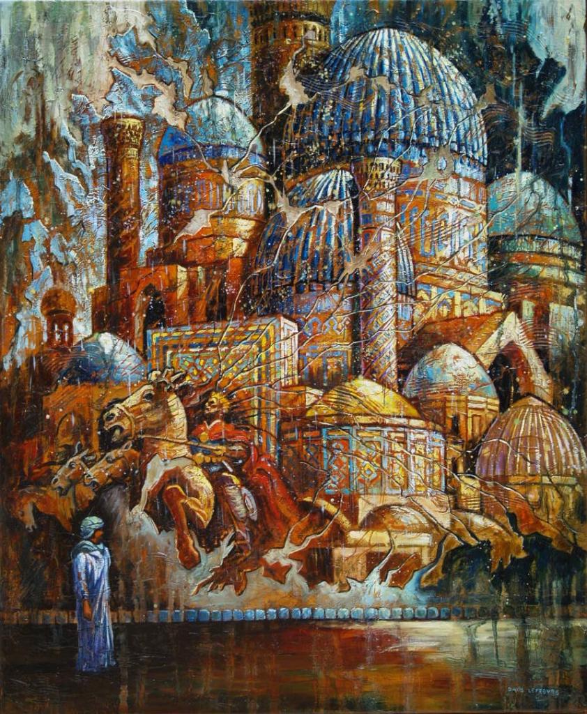 Timur Lang, huile sur toile, 73x60cm, 2002