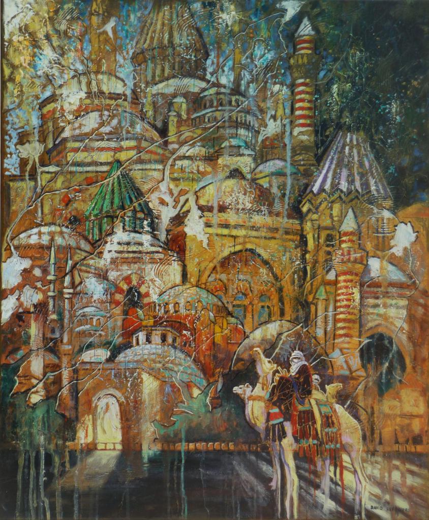 Turquie, huile sur toile, 73x60cm, 2005